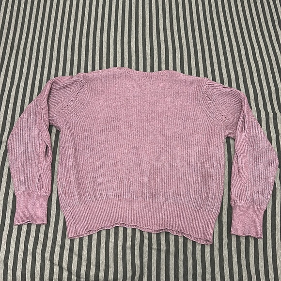 Liz Claiborne | Women’s Pink Knit Crew Neck Sweater | Size X-Large - Picture 4 of 5